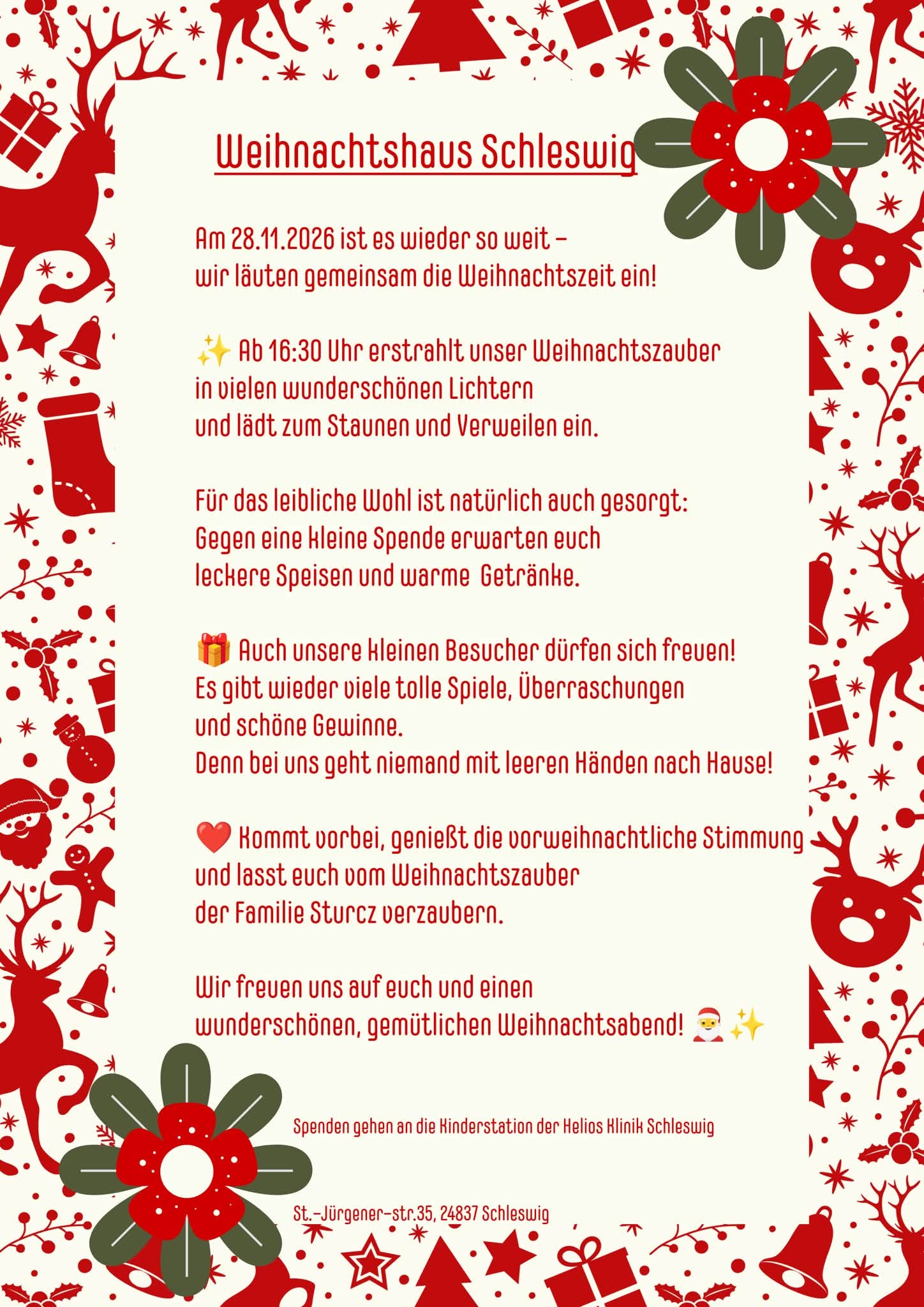 WEIHNACHTSHAUS SCHLESWIG